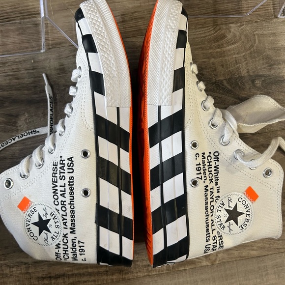 Off-White Converse Chuck Taylor All-Star 70 Hi White 163862C - Picture 2 of 14